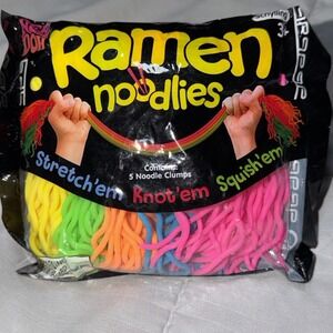 Schylling Nee Doh Ramen Noodlies Toy Stress Sensory Relief 5 Noodle Clumps Stret